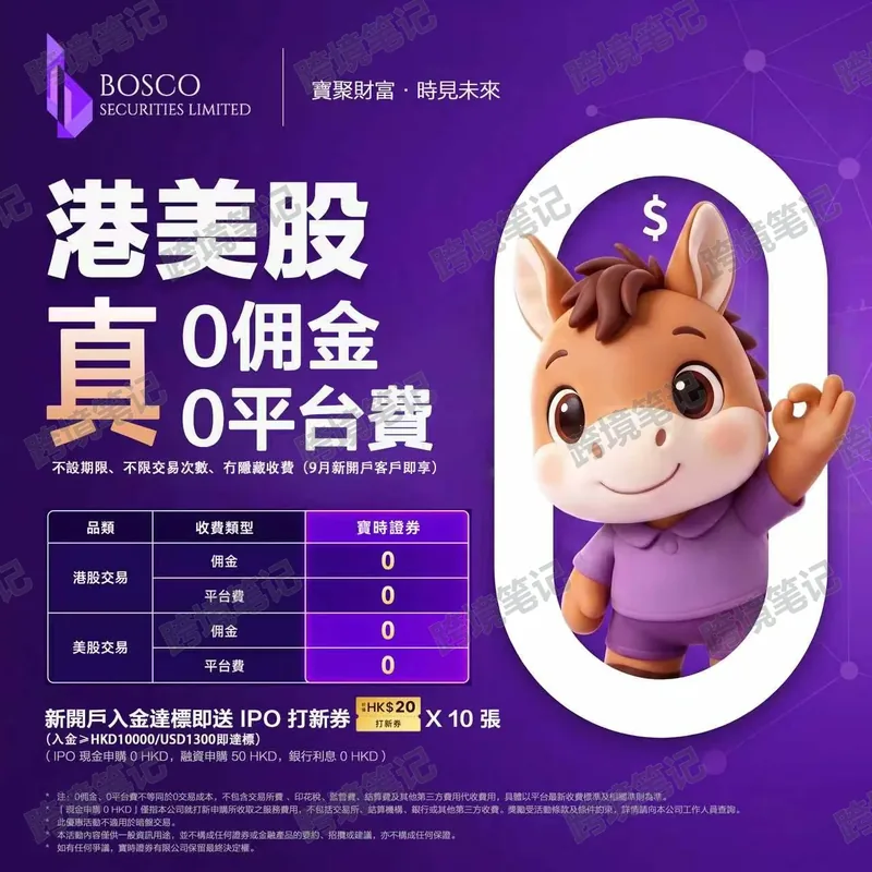 账户费率与打新服务